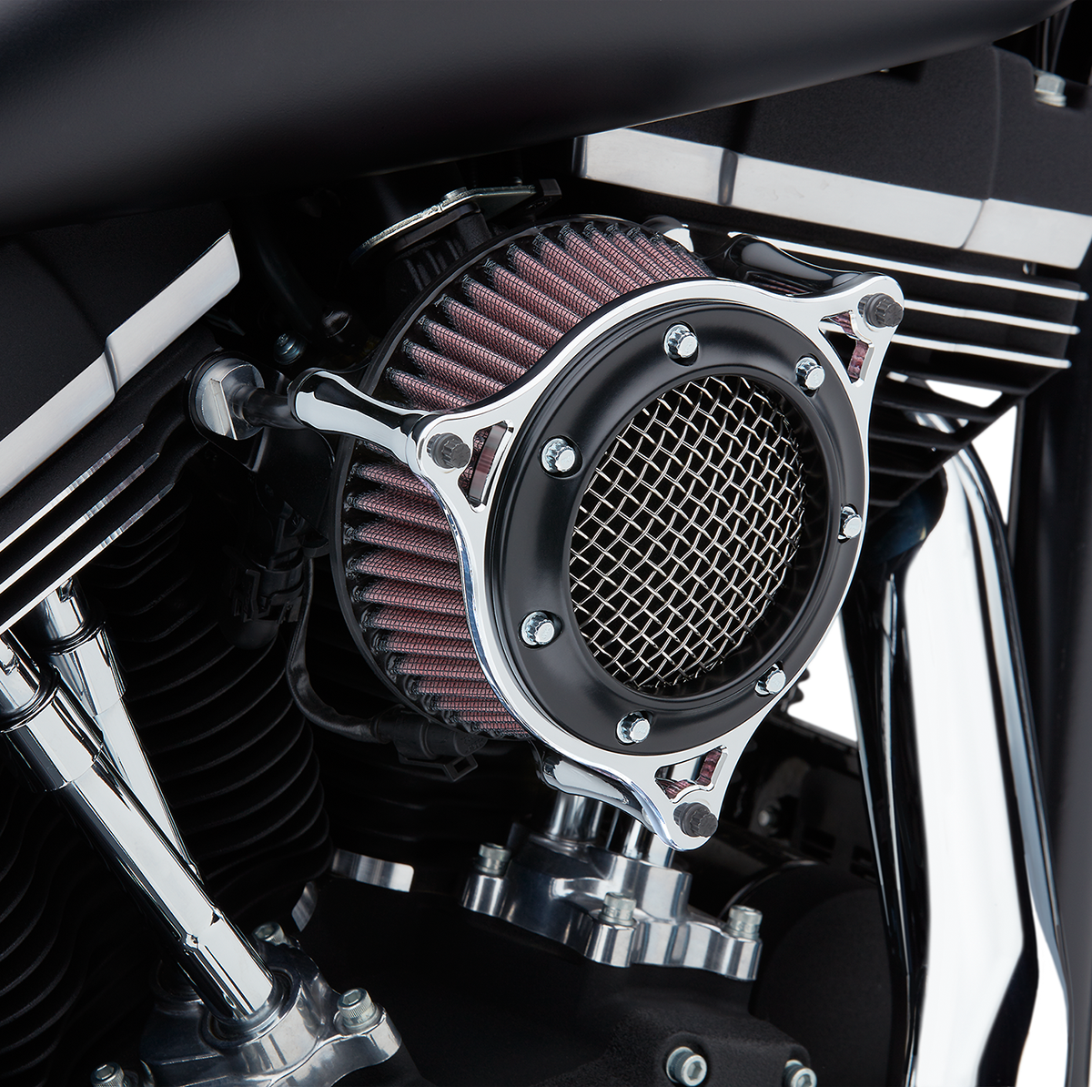Cobra RPT Air Intake Kit - Black/Chrome