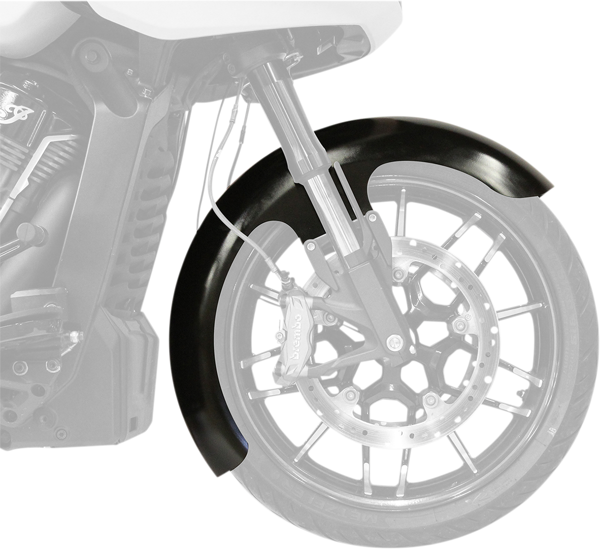 Klock Werks Wrapper Front Fender - 16"-19" - Indian