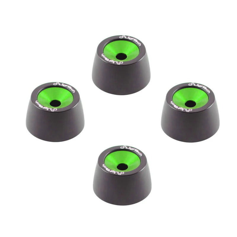 Lightech Front And Rear Axle Slider Set For Kawasaki ZX10R - Green