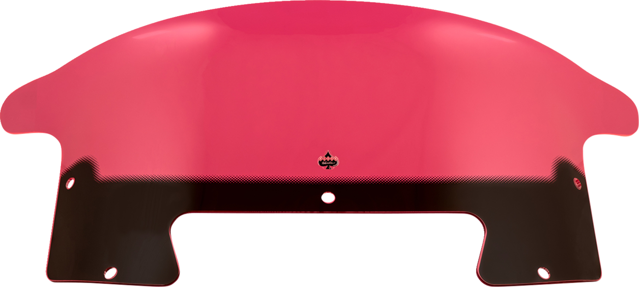 Klock Werks Windshield - 9" - Pink Ice - Chieftain PowerPlus/Roadmaster PowerPlus