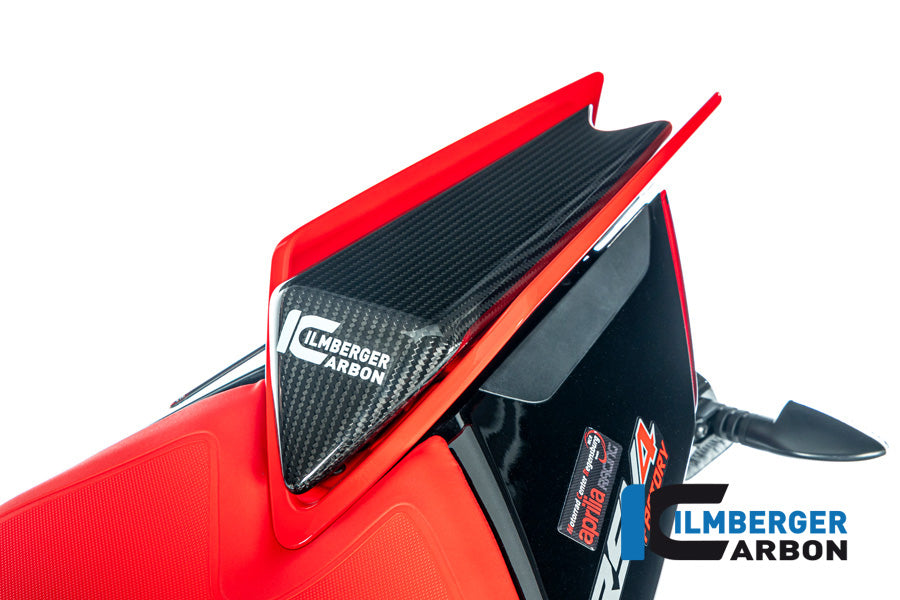 Ilmberger Carbon Passenger Seat Cover Aprilia Tuono / RSV4 From 2021 - Gloss