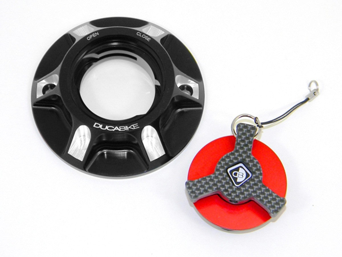 Ducabike DBK Tsb05 Fuel Tank Cap - BLACK-RED