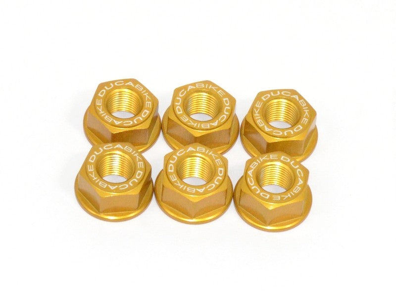 Ducabike DBK 6DSB01 Nuts Set Rear Sprocket Carrier - GOLD