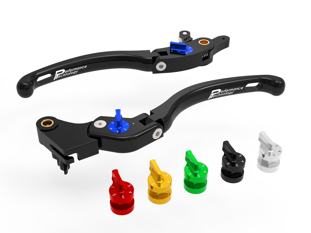 Ducabike DBK LE19 BMW Brake / Clutch Adjustable Levers Eco GP 1 - BLACK-RED