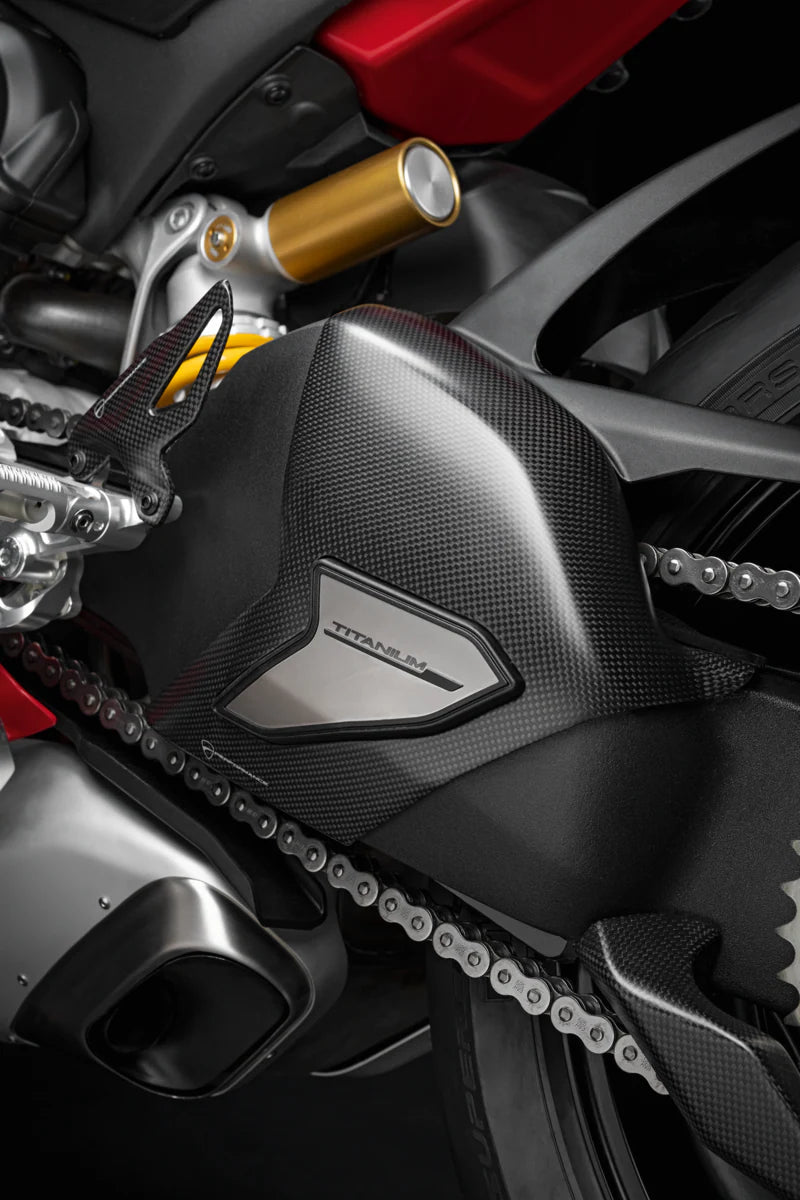 Ducati Performance Carbon And Titanium Protection For Swinging Arm