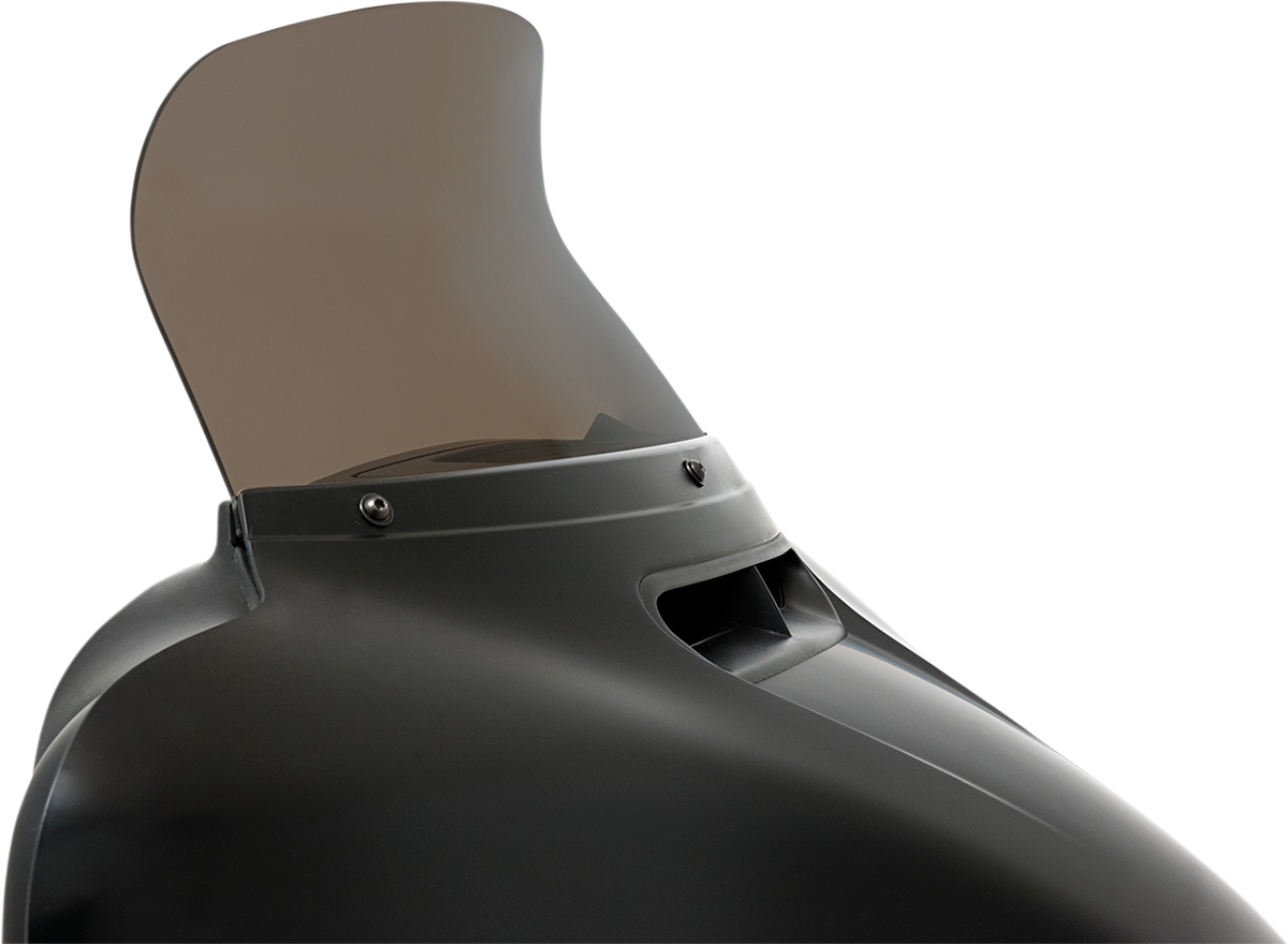 Memphis Shades Spoiler Windshield - 8-1/2" - Smoke - FLH