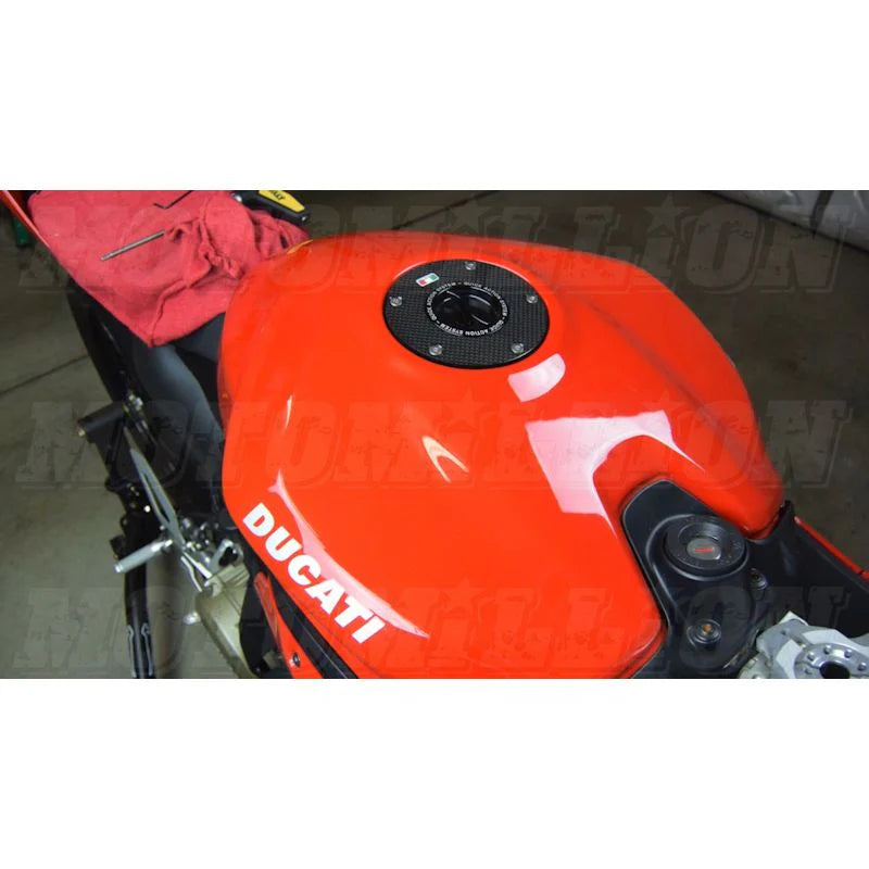 TWM Quick Action Carbon Fiber Gas Cap For Ducati - TDFP.06