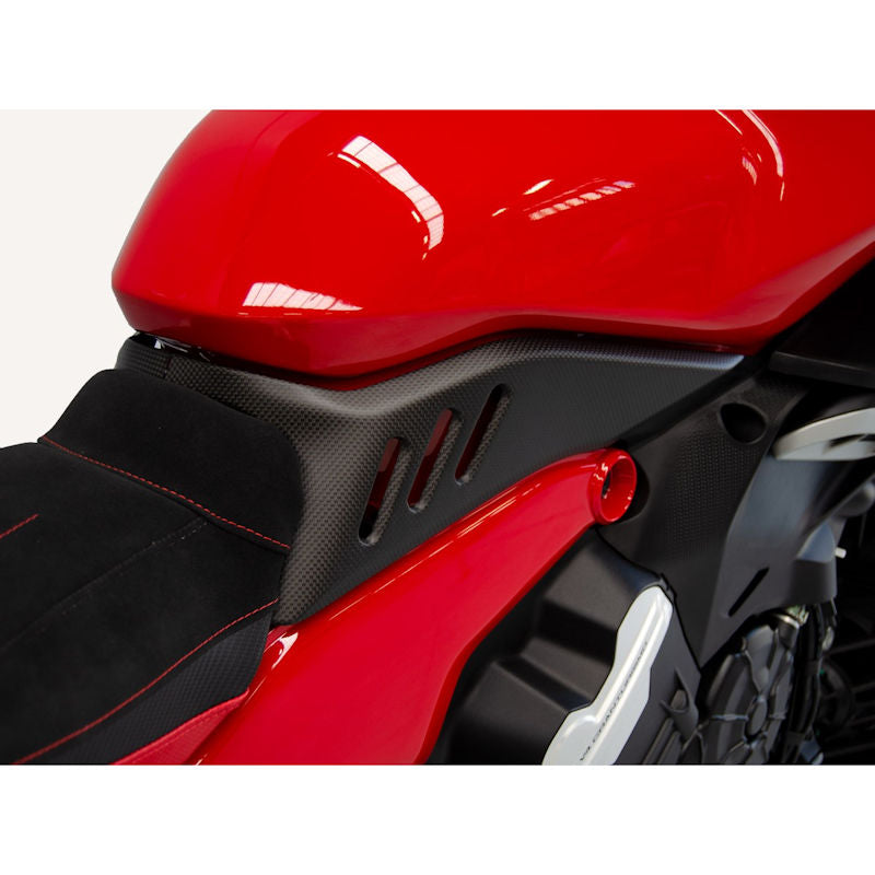 Ducabike DBK Carbon Fiber Tank Side Panel Set For Ducati Diavel V4