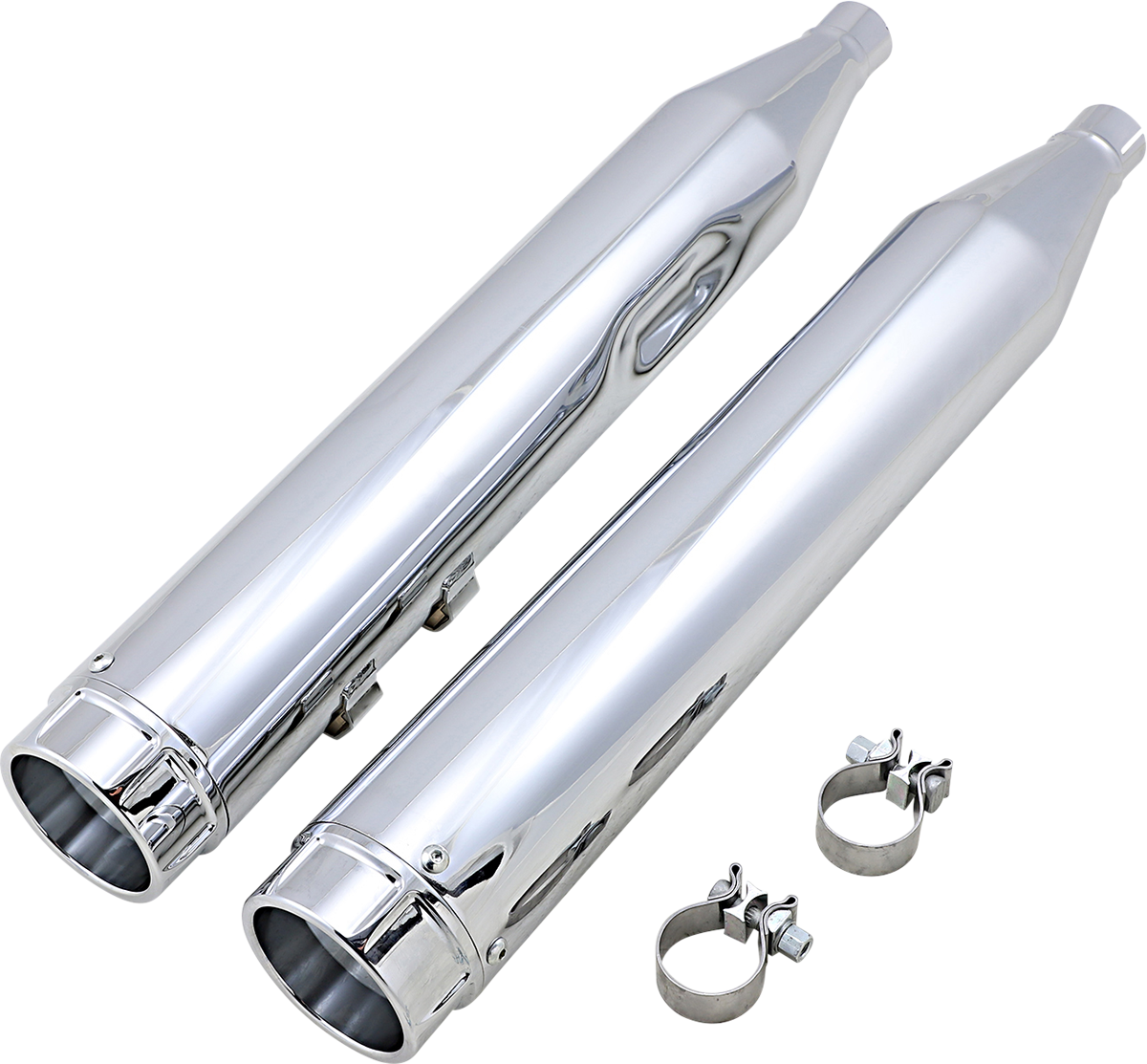 Vance & Hines 4-1/2" Torquer Mufflers For '95-'16 FL - Chrome