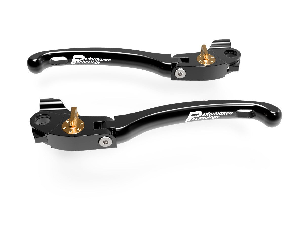 Ducabike DBK LE03 Brake / Clutch Adjustable Levers Eco GP 1 - GOLD