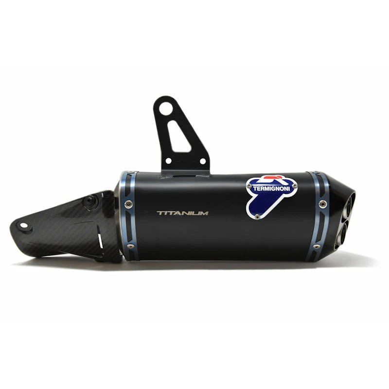Termignoni Racing Black Slip On Exhaust Kit For Panigale V4 V4S V4R