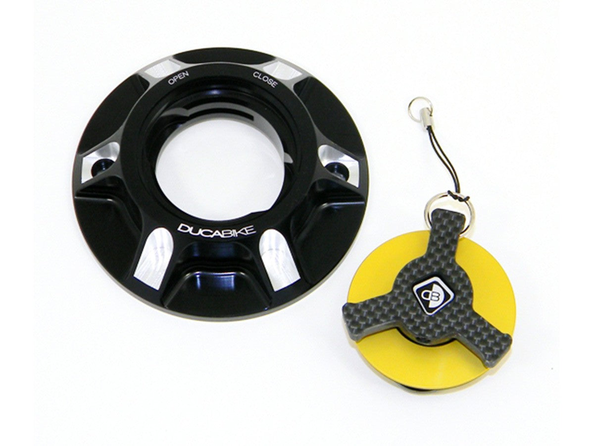 Ducabike DBK Tsb05 Fuel Tank Cap - BLACK-GOLD