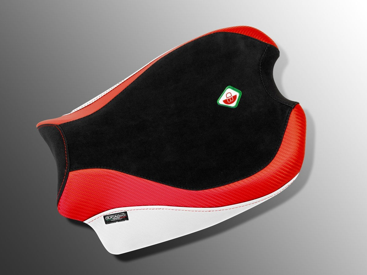 Ducabike DBK CSSFV2C01 SFV2 Comfort Seat Cover - BLACK-RED-WHITE