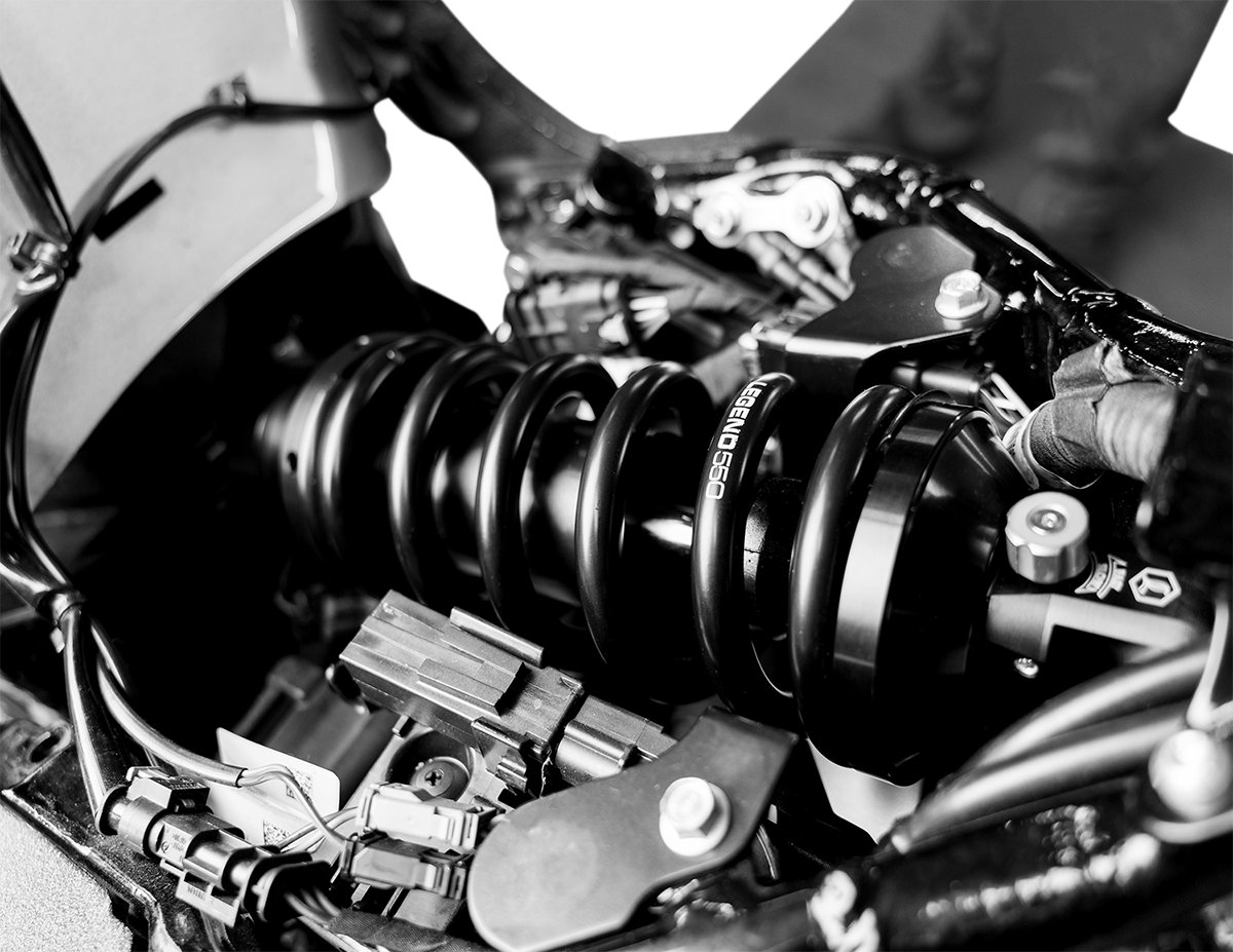 Legend Suspension REVO-A Mono Shock - 13" - Heavy Duty - M-Eight Softail Models