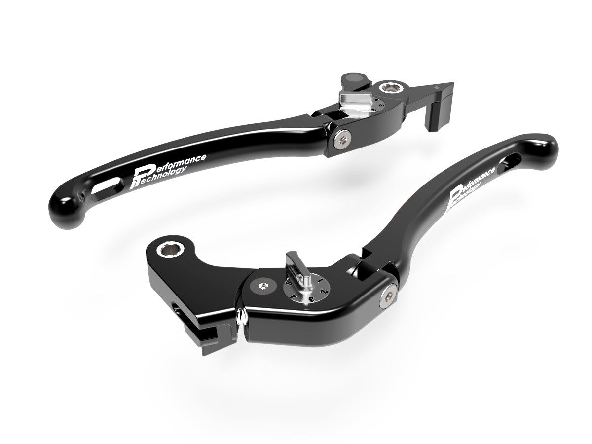 Ducabike DBK LE08 Brake / Clutch Adjustable Levers Eco GP 1 - BLACK-SILVER