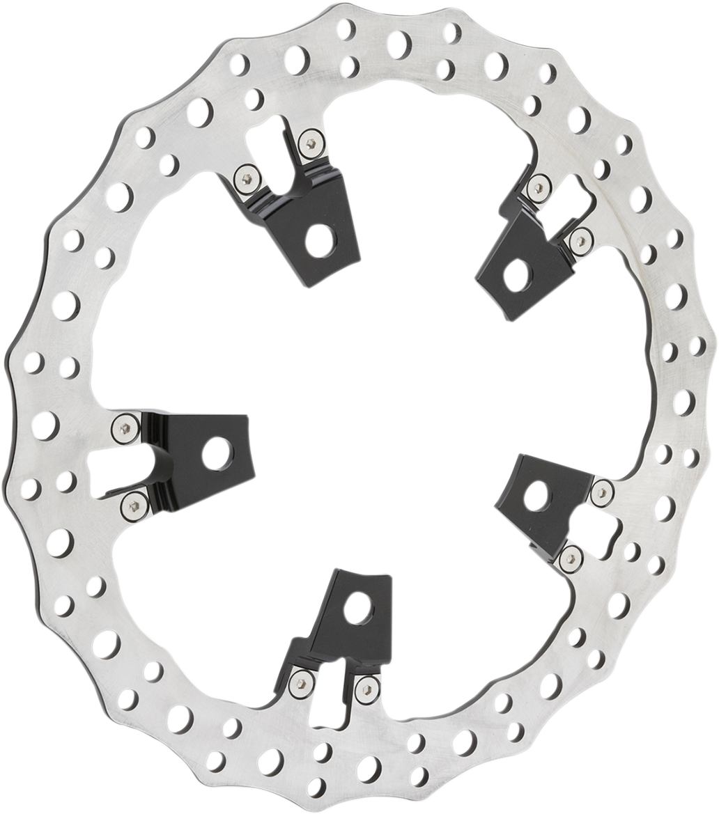 Arlen NESS Jagged Left Brake Rotor - Touring - 14"