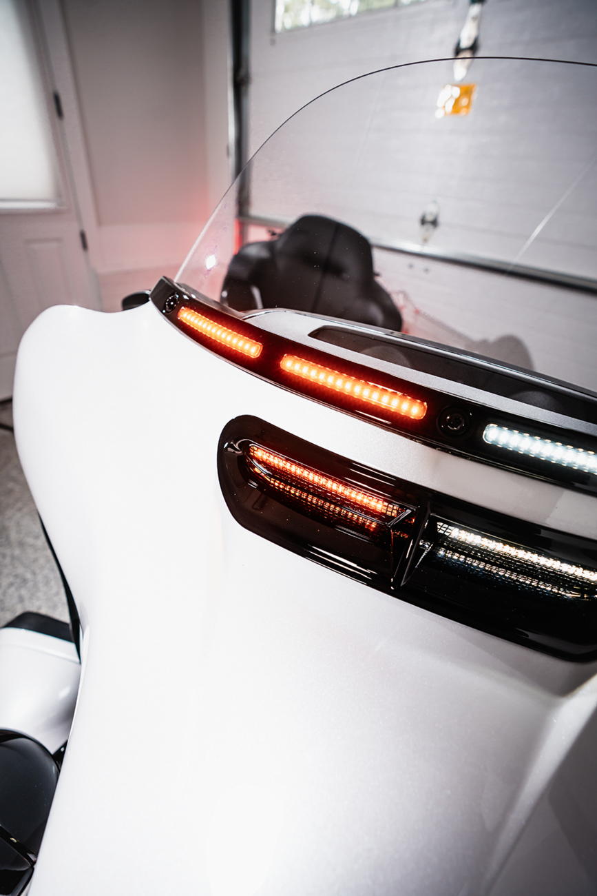 Custom Dynamics Windshield Trim - Black