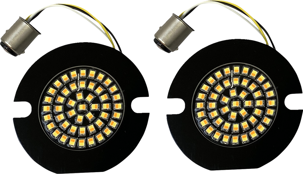 Custom Dynamics Amber/White LED Turn Signal Inserts