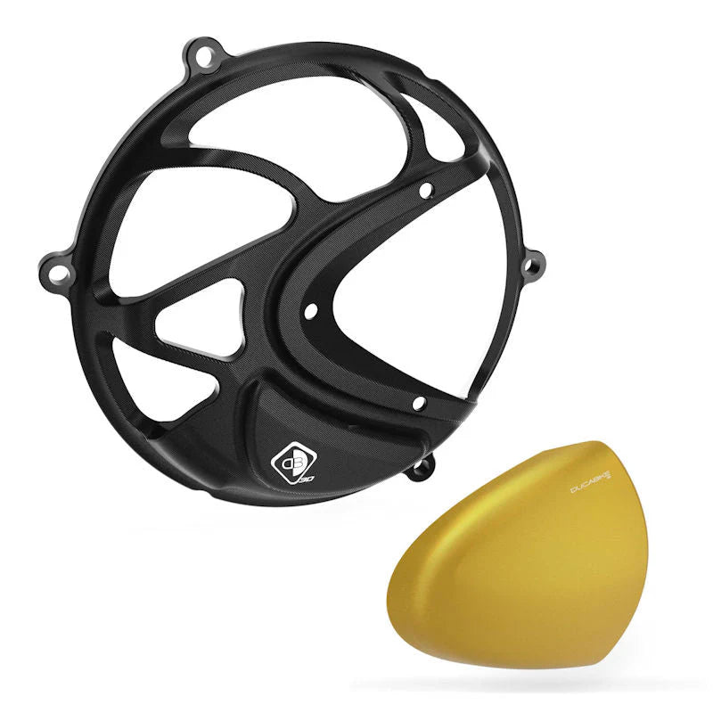Ducabike DBK 3D Dry Clutch Cage Cover With Slider For Panigale V4R - Yes (Gold)