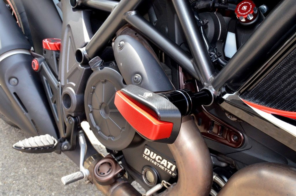 Ducabike DBK Ptdv01 Diavel Protection Frame - BLACK-RED