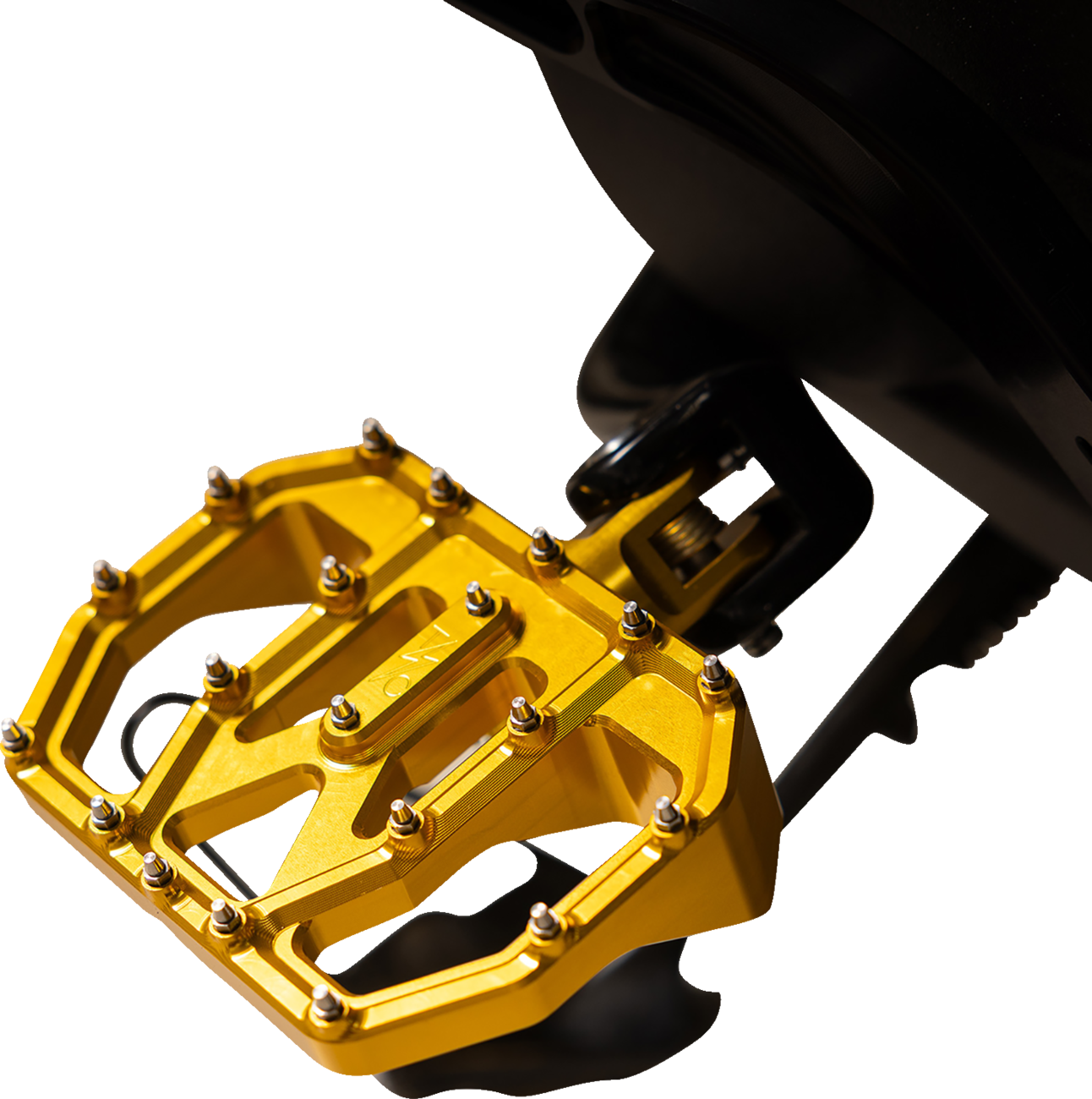 Thrashin Supply CO. Mini Aggressor Floorboards - Gold - Rear