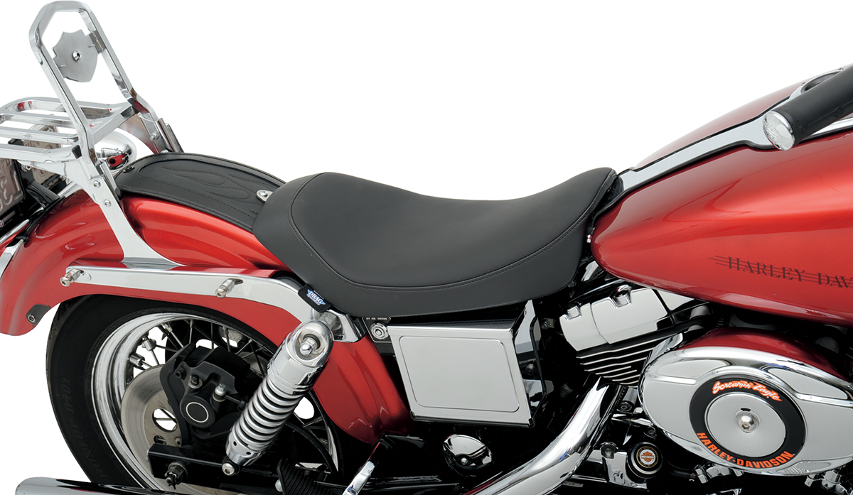 Drag Specialties Seats Low Solo Seat - Smooth - FXD '96-'03