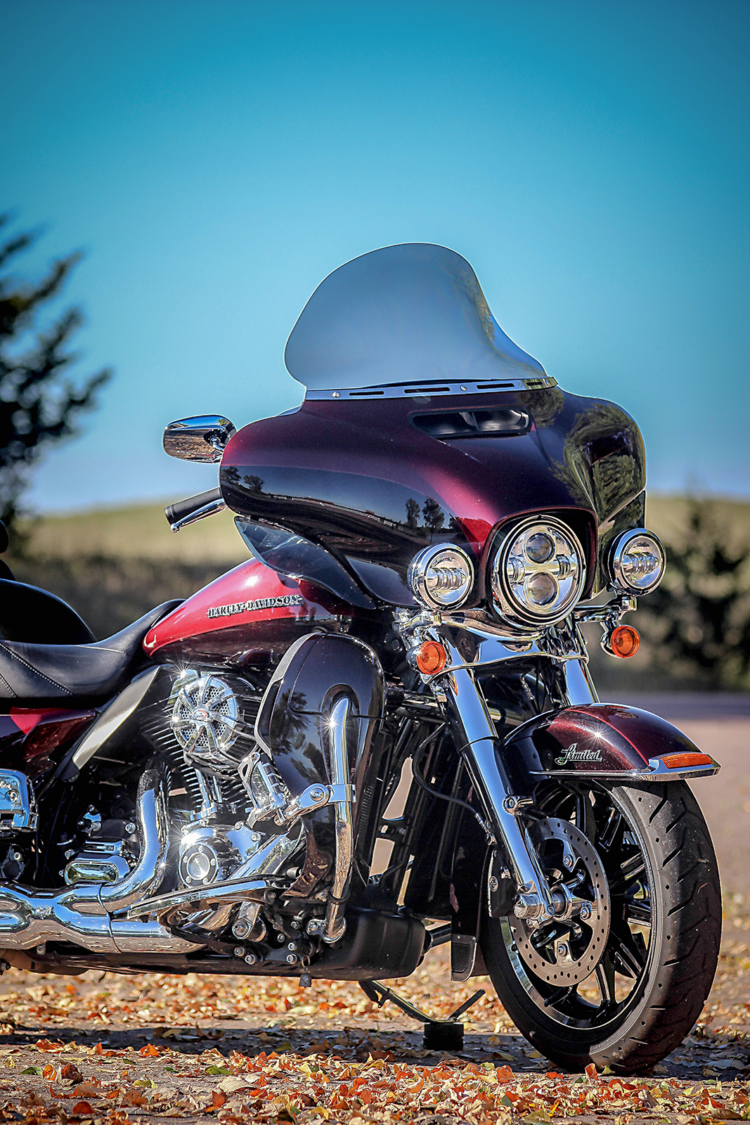 Klock Werks Flare® Windshield - 11-1/2" - Clear - '14-'25 FLH