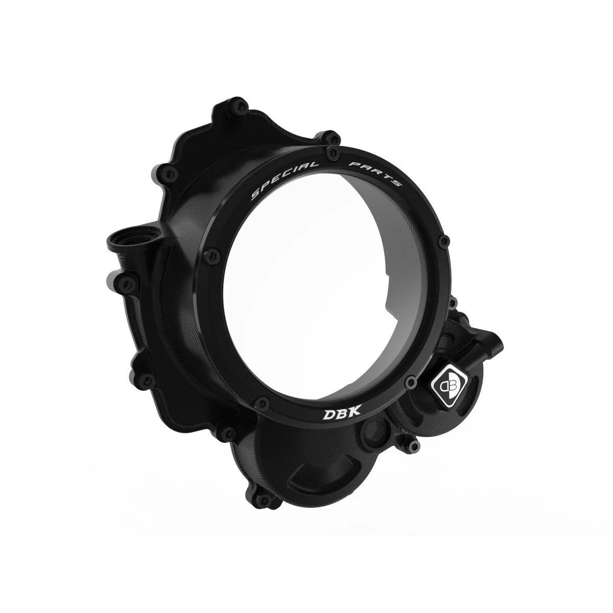 Ducabike DBK 3D Clear Clutch Cover For Ducati Hypermotard 698 Mono - Black-Black