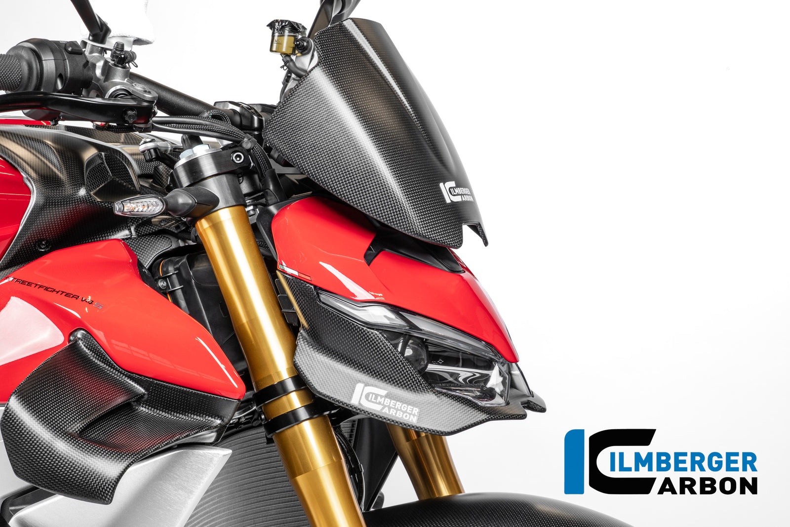 Ilmberger Carbon Instrument Cluster Cover Ducati Streetfighter V4 2025-2026 - Matte / Plain