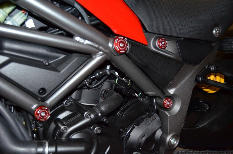 Ducabike DBK TTMTSE15 Kit Frame Caps MTS Enduro - RED
