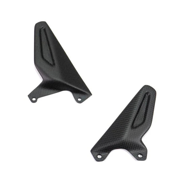 Ilmberger Carbon Fiber Heel Guards For Ducati Panigale V4 V4S Speciale - Matt