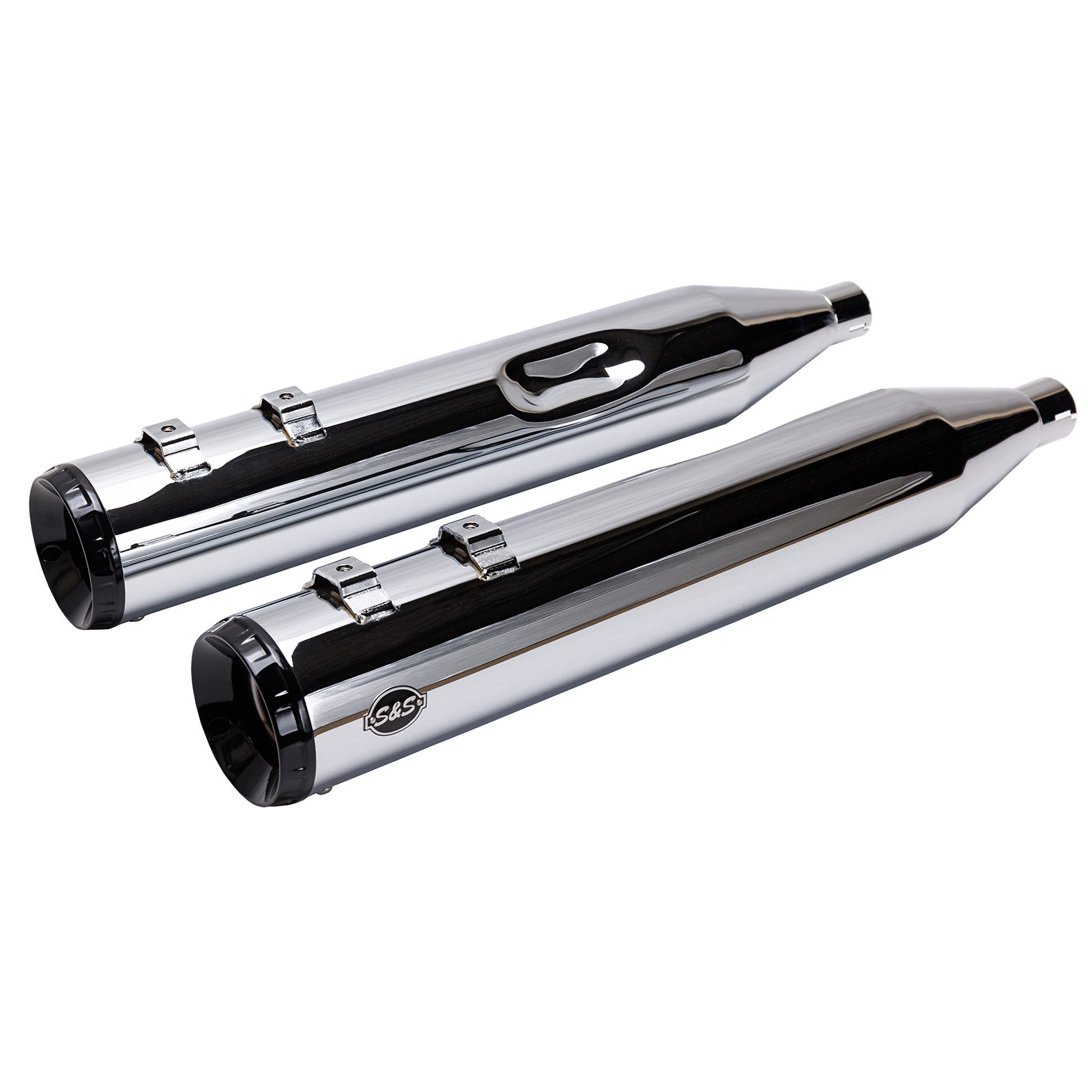 S&S Cycle 4-1/2" GNX Slip-On Mufflers