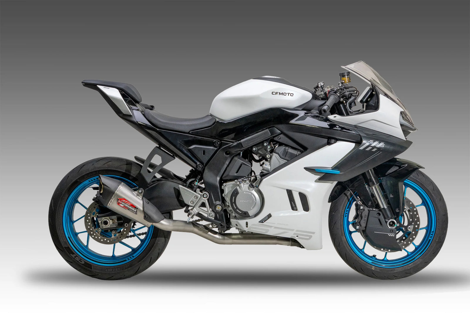 Yoshimura 675SS 2025-26 Race AT2 Stainless Full Exhaust, W/ Stainless Muffler