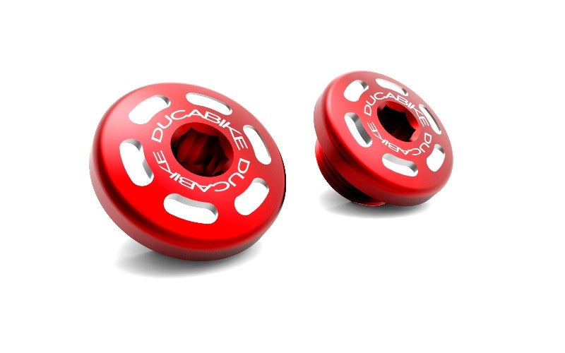 Ducabike DBK TTF01 MTS Kit Central Frame Caps - RED