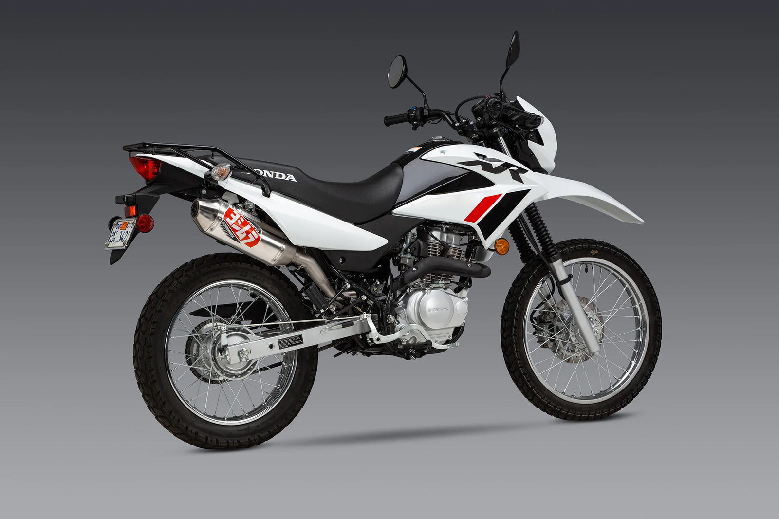 Yoshimura XR150L 23-26 Enduro RS-2 Stainless Slip-On Exhaust, W/ Aluminum Muffler