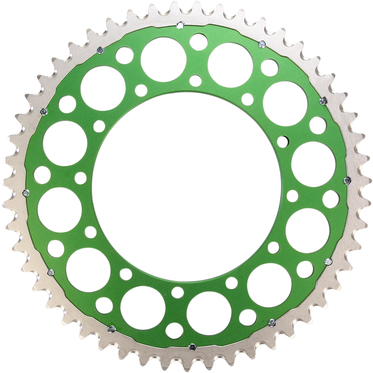 Renthal Twinring™ Rear Sprocket - 51 Tooth - Green - Kawasaki/Suzuki
