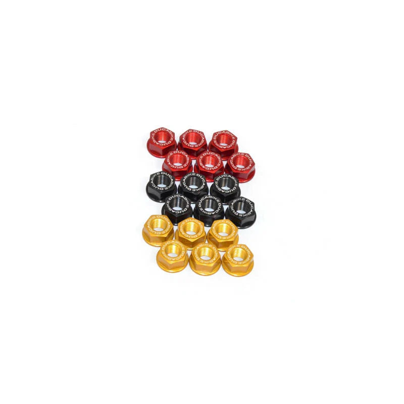 Ducabike DBK Lightweight Aluminum Sprocket Nut Set For Panigale V2