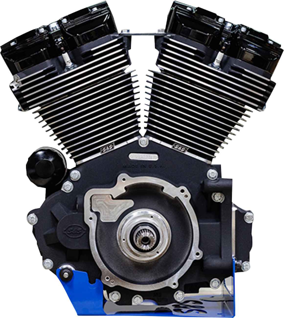 S&S Cycle MK136 Engine - 475G Camshaft - Oil Cooled - M8 Softail