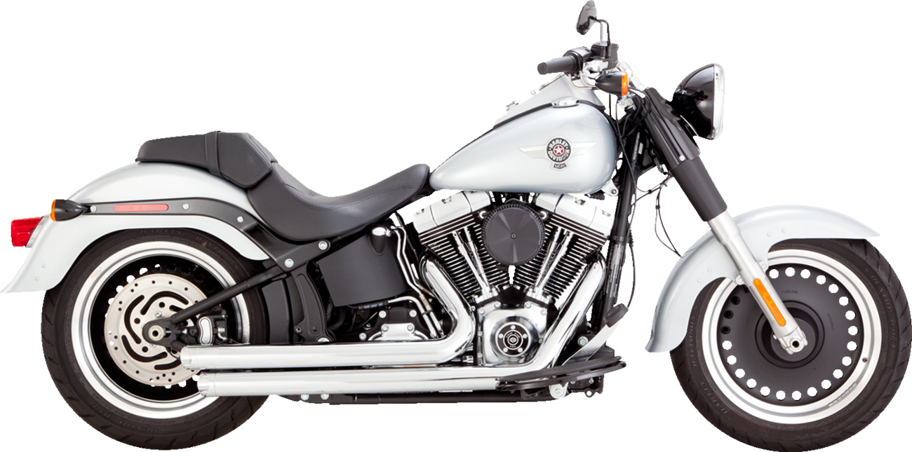 Vance & Hines Big Shots Staggered Exhaust System - Chrome