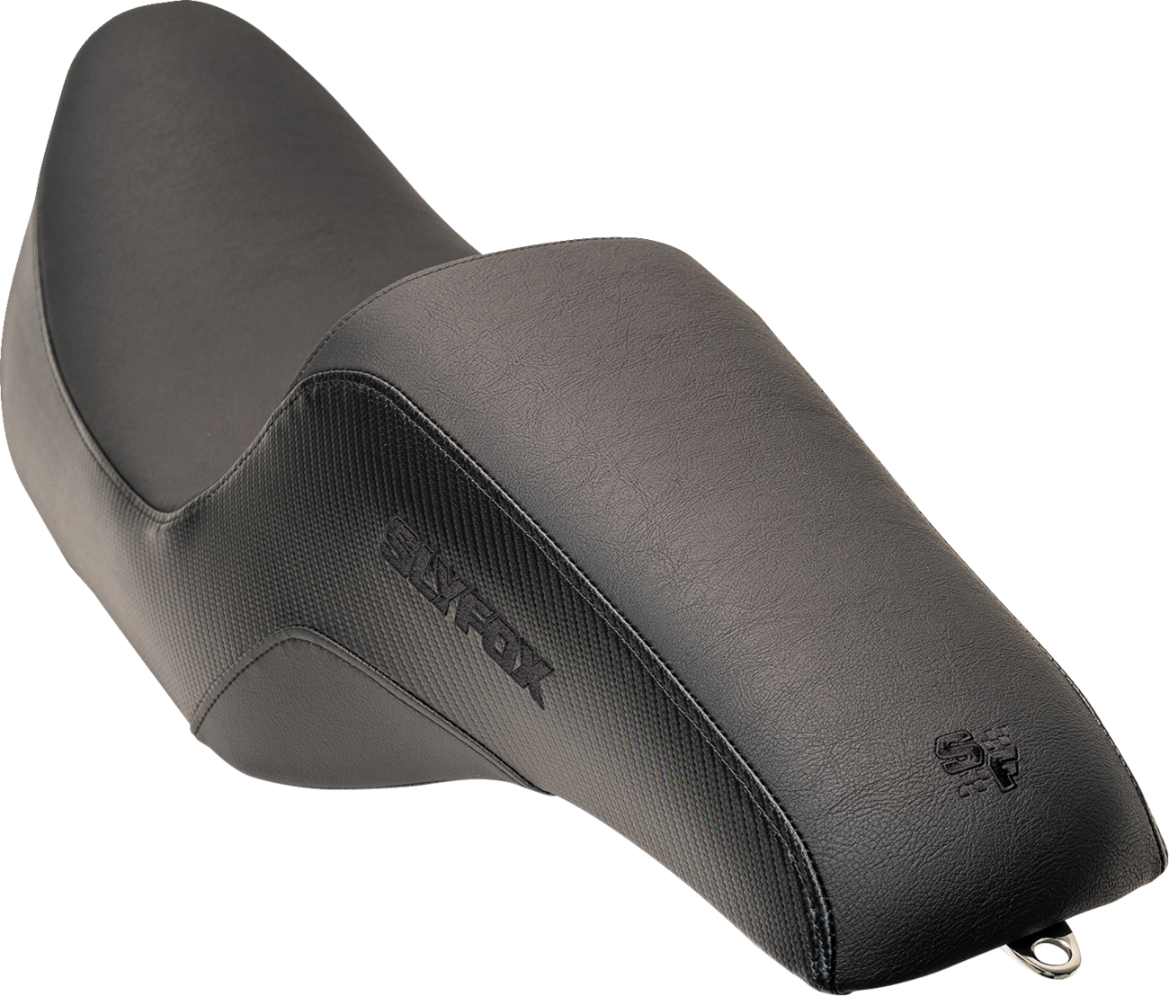 Slyfox Drifter Seat - Black Logo - Smooth Vinyl - Carbon Fiber - FL '97-'07