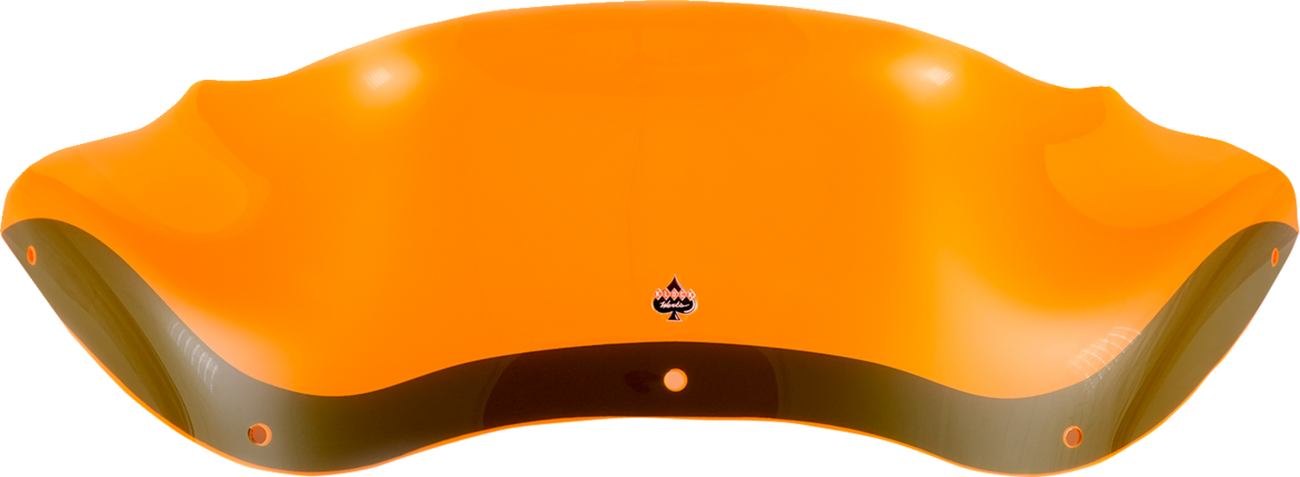 Klock Werks Ice Flare® Windshield - 8" - Orange Ice - '98-'13 FLTR