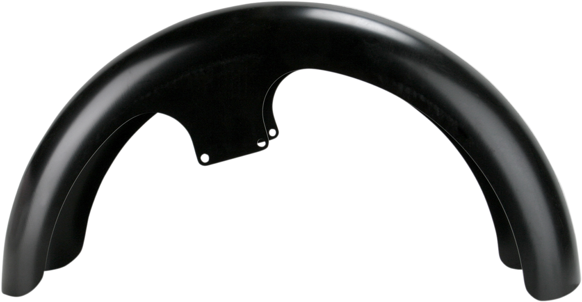 Klock Werks Wrapper Front Fender - Black - 21" - HD Softail