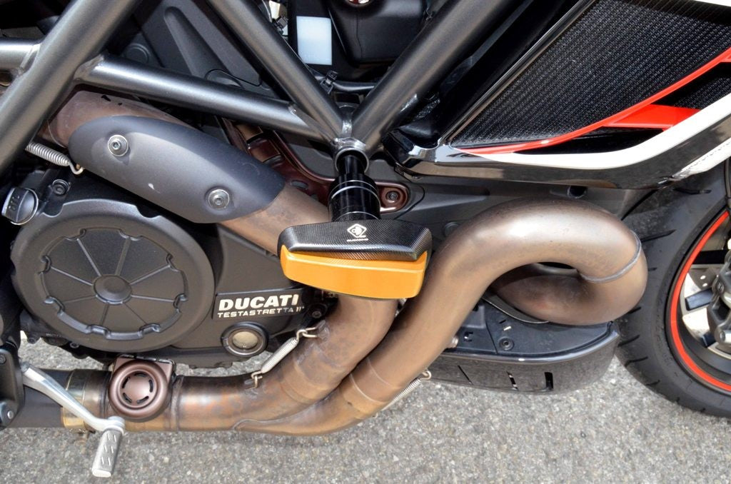Ducabike DBK Ptdv01 Diavel Protection Frame - BLACK-GOLD