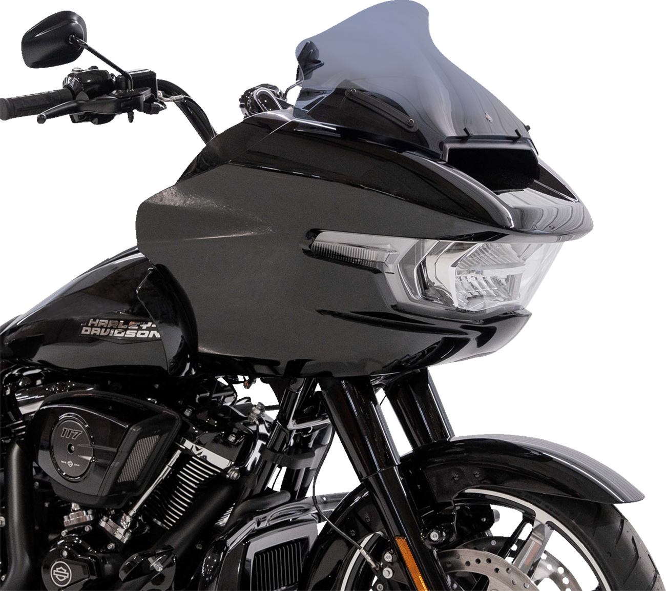 Klock Werks Sport Flare® Windshield - 11" - Dark Smoke - FLTRX