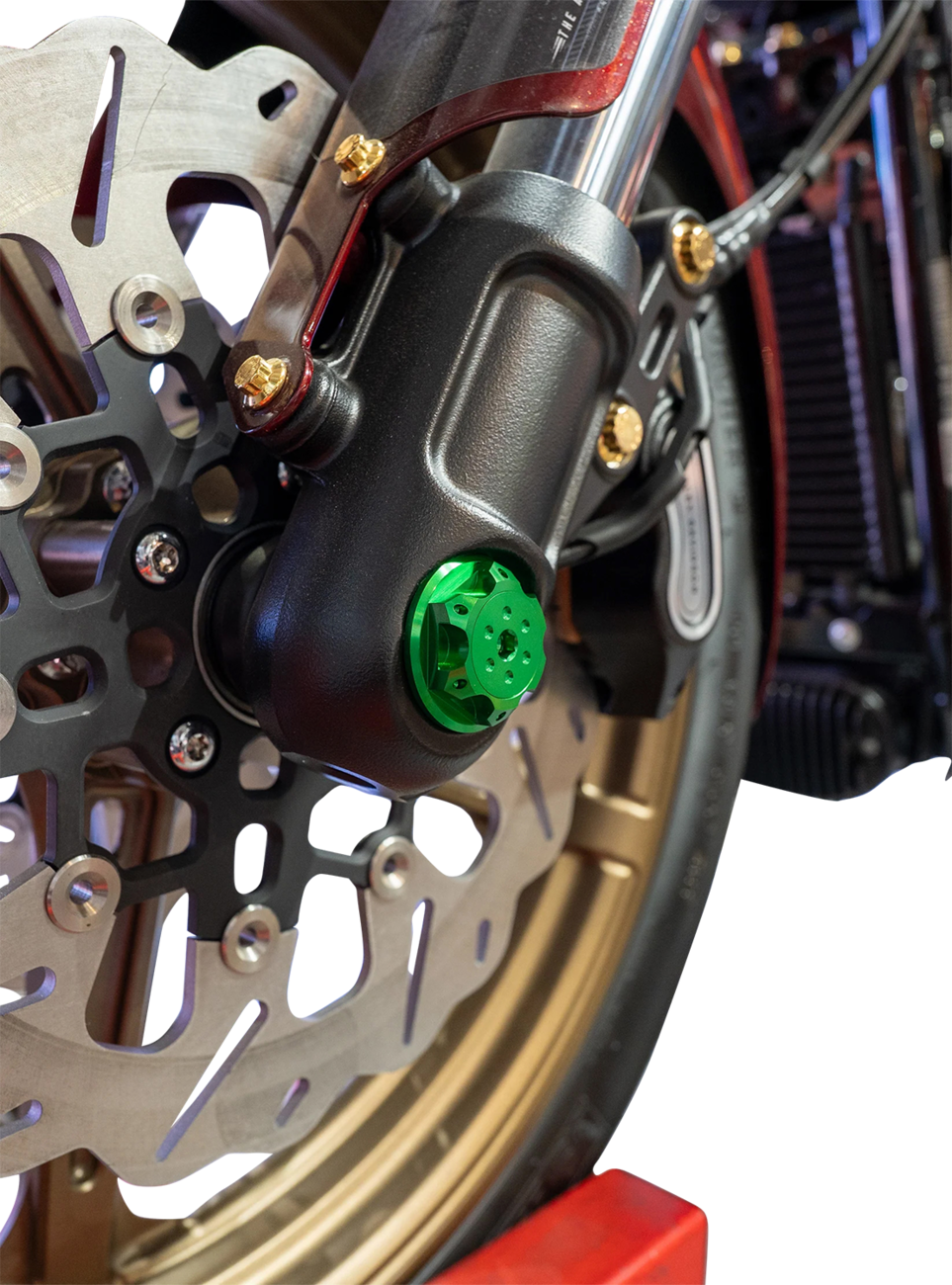 Paul Yaffe Bagger Nation Standard Turret Front Axle Cover Kit For Y-Axle Rod
