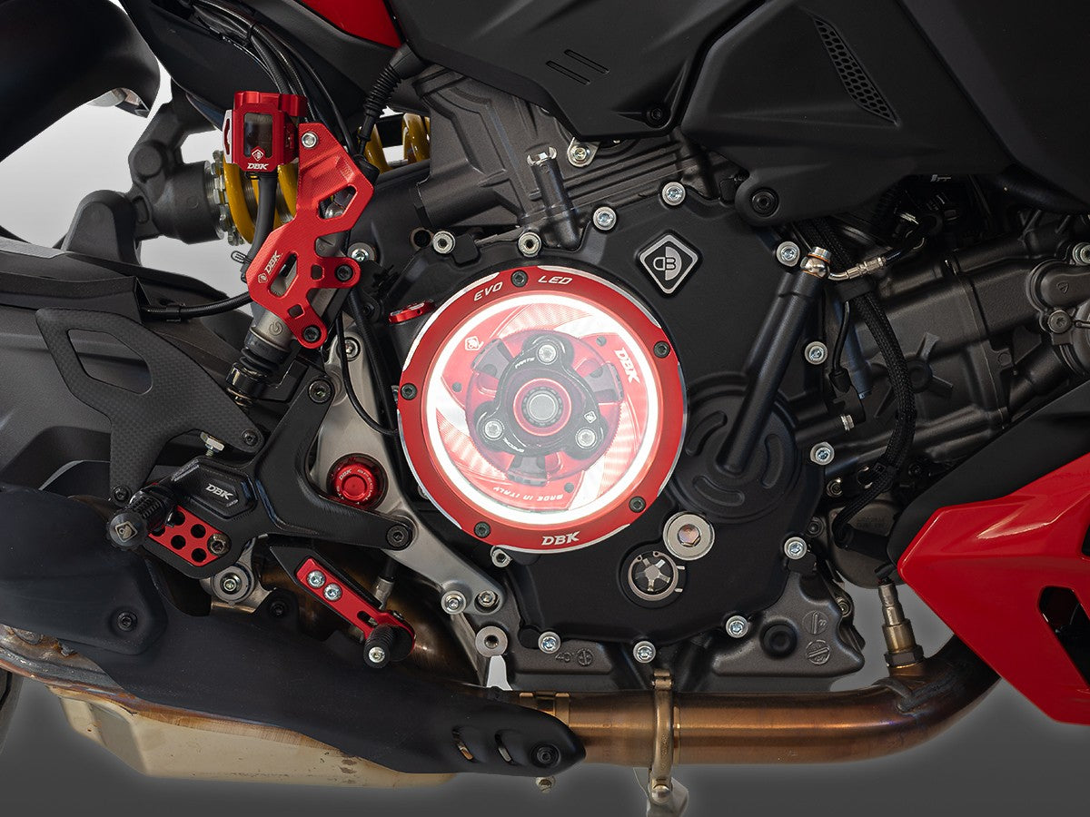 Ducabike DBK Clear Clutch Cover EVO LED Ducati V2