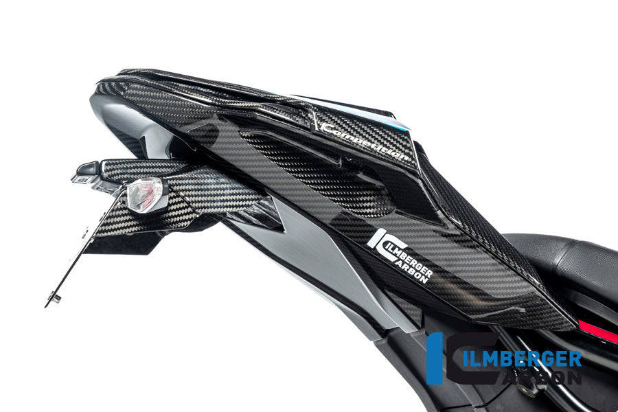 Ilmberger Carbon Rear Lower Seat Under Tray BMW M1000RR 2023-2026 - Gloss / Twill