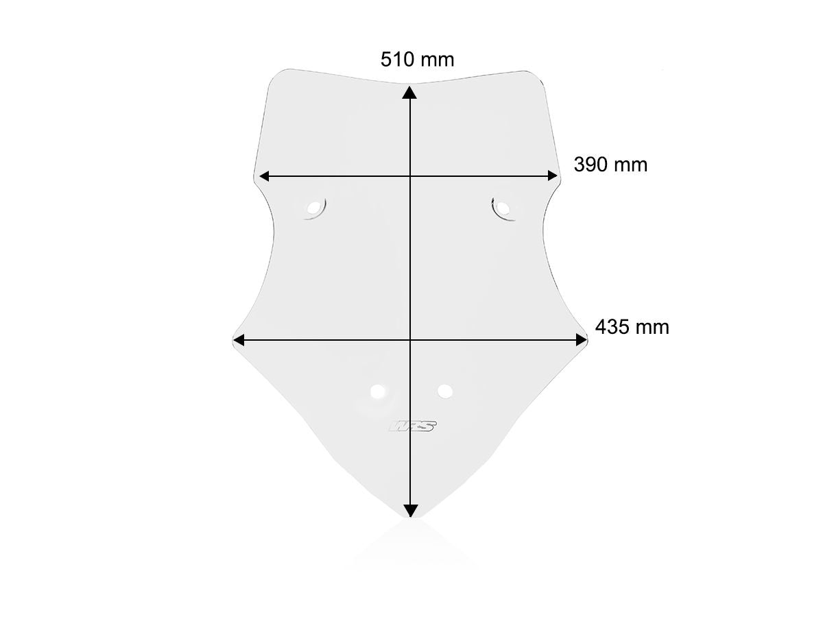 WRS Standard Plus Windscreen Ducati Multistrada V4 / S / S Sport / Rally 2020-2026