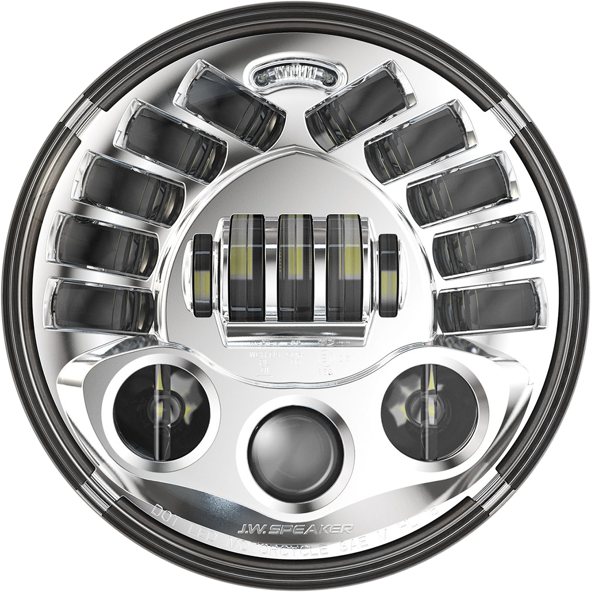 Custom Dynamics 7" Adaptive Headlamp For Indian