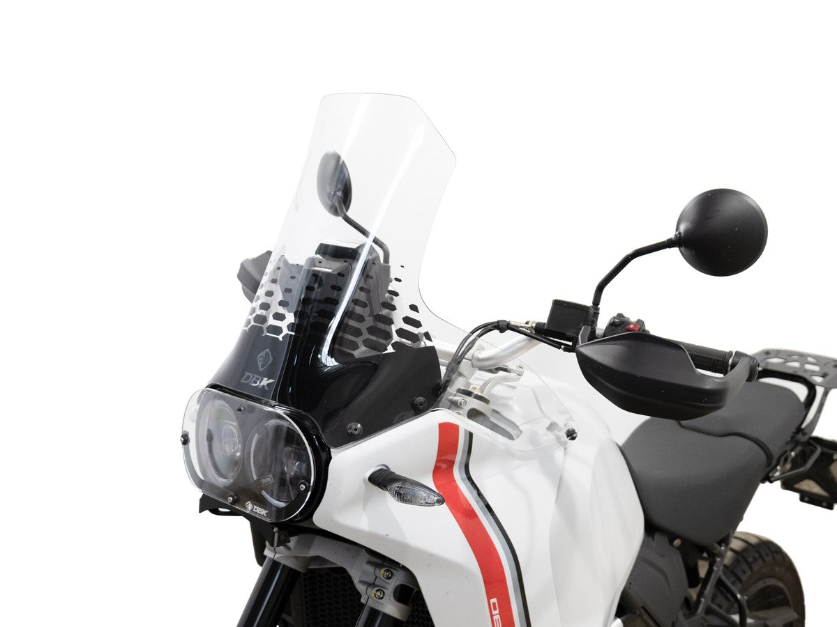 Ducabike DBK CUP24 DesertX Increased Windscreen Maxi Comfort - TRANSPARENT